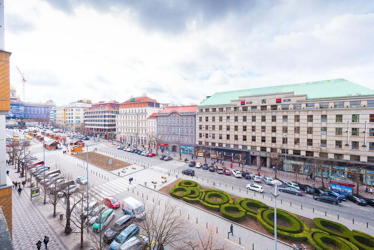 Wenceslas Square Apartment براغ المظهر الخارجي الصورة